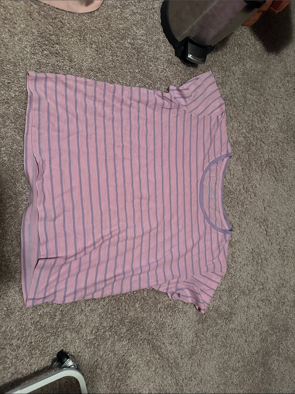 Vineyard Vines Pink and Lavender Striped Tee